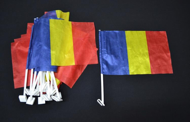 SET 2 STEAGURI AUTO 30 X 50 ROMANIA, SUPORT PLASTIC