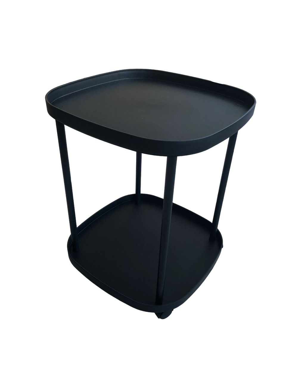 Masuta cafea PVC 50X42 alb / negru