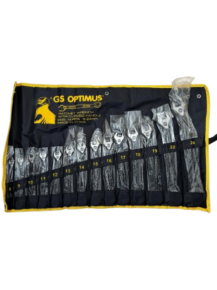Set chei combinate cu clichet 14 piese, 8-24
