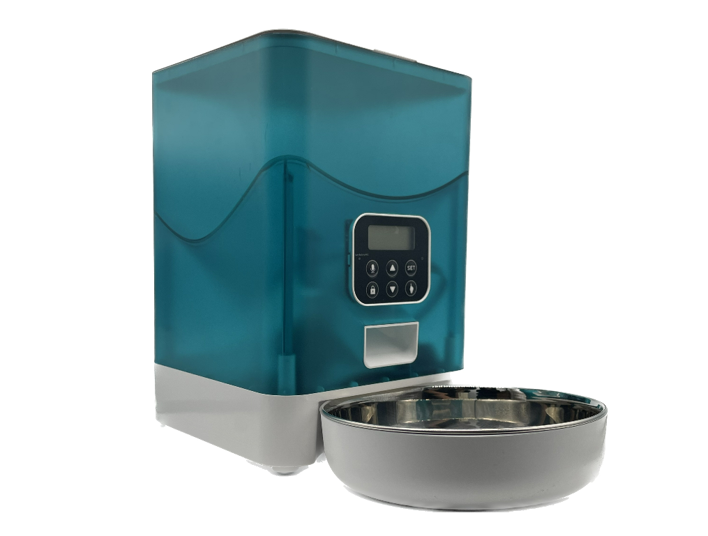 Dispenser automat hrana animalute, Inregistrare vocala, 3 L