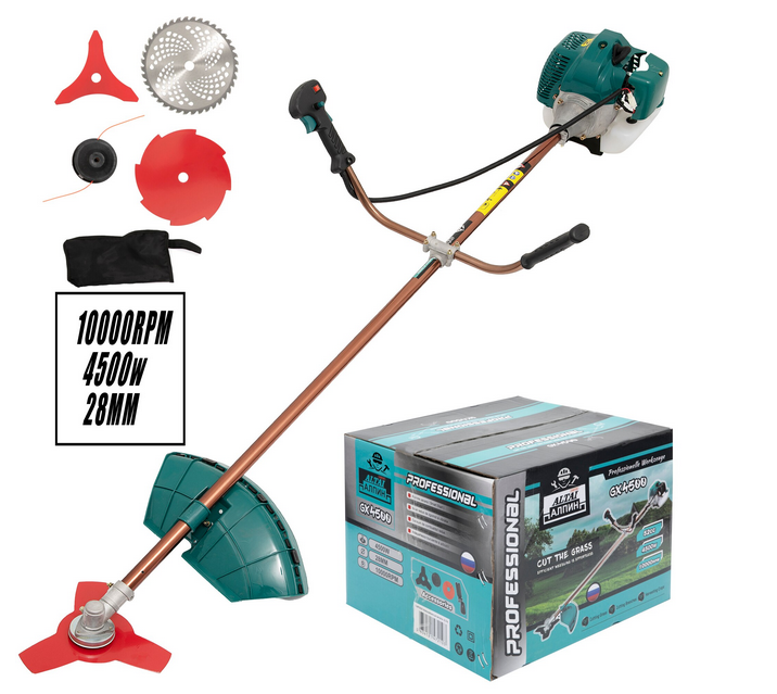 Motocoasa de umar ALTAI GX 4500 Profesional, 6CP, 4500W, 1000rpm