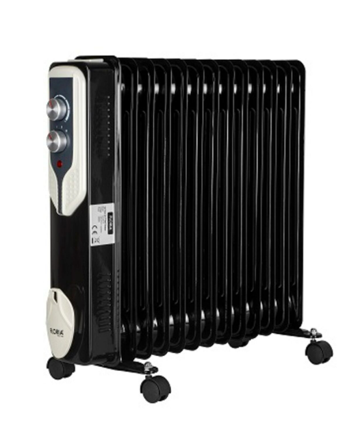 Calorifer electric, putere 2500 W, 13 elementi, 3 trepte de putere, termostat reglabil, protectie supra-incalzire, indicator luminos / ZLN 3673