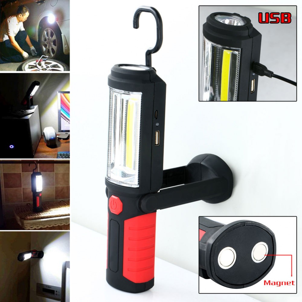 Lanterna Auto Camping Iluminare Dubla Magnet Original TeleshopTV