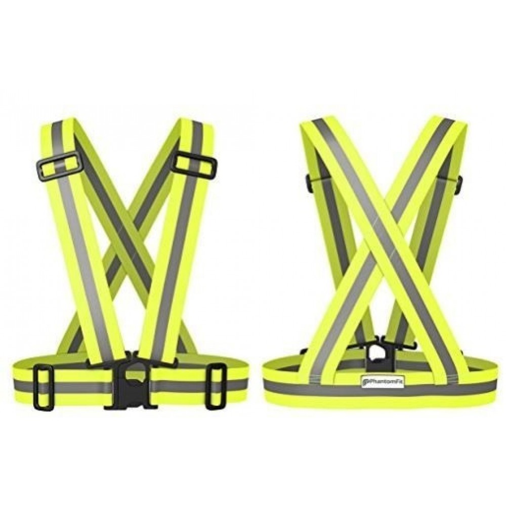 Ham bretele reflectorizante elastice, constructii, ciclism, sport