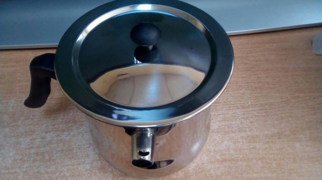 Oala Lapte 2 Litri Cu Capac Inox