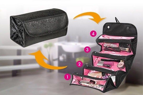 Geanta organizator pentru farduri Roll N Go