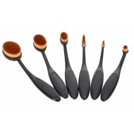 Set 6 pensule profesionale pentru machiaj din puf natural