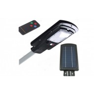 Proiector stradal 30W cu panou solar, senzor de miscare si telecomanda