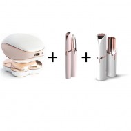 Set Epilator picioare, trimmer sprancene si epilator facial